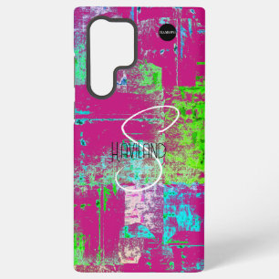 Samsung Case Pink Mix Distressed HAMbyWG