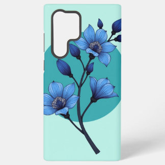 Samsung Galaxy Conception de coque de téléphone "Blue Blossom Ele