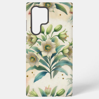 Samsung Galaxy coque de téléphone fleur tropicale,