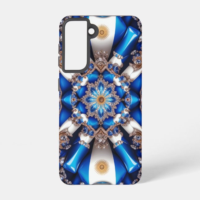 Samsung Galaxy S21 Case Argentinian Colours (Back)