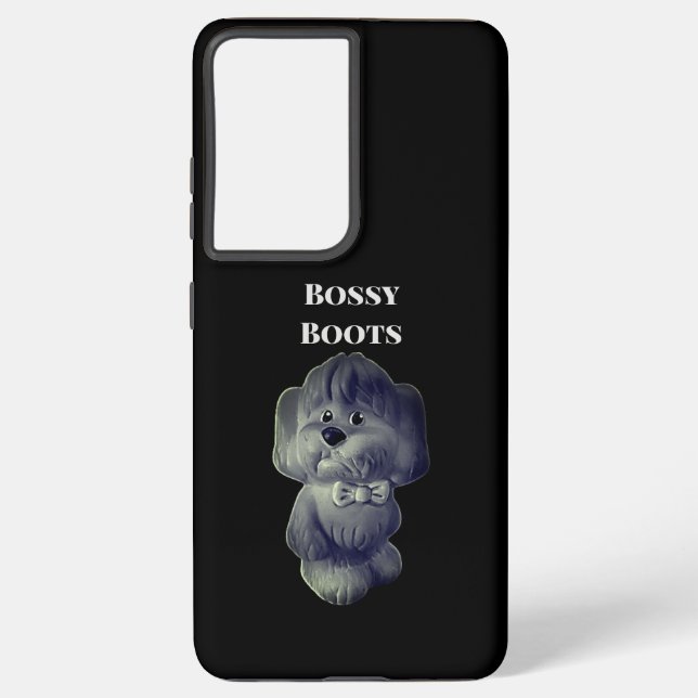 samsung galaxy s21 case Bossy Boots design (Back)