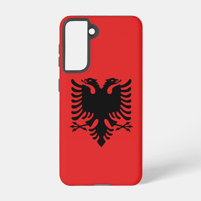 Samsung Galaxy S21 Case Flag of Albania (Back)