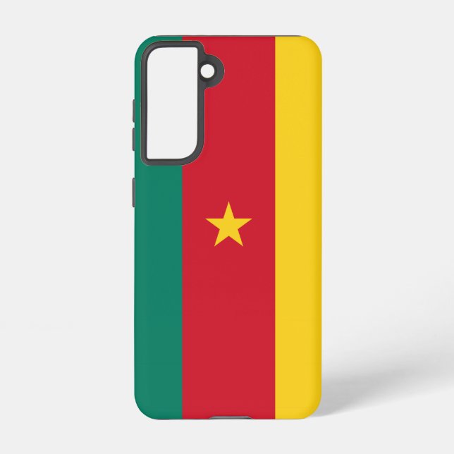 Samsung Galaxy S21 Case Flag of Cameroon (Back)