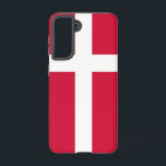 Samsung Galaxy S21 Case Flag of Denmark<br><div class="desc">Enhance your Samsung Galaxy S21 with our exclusive phone cover featuring the flag of Denmark! Crafted with meticulous attention to detail, this phone cover proudly showcases the iconic design of the Danish flag, featuring a red background with a white Scandinavian cross. Symbolizing Denmark's rich history, cultural heritage, and national pride,...</div>