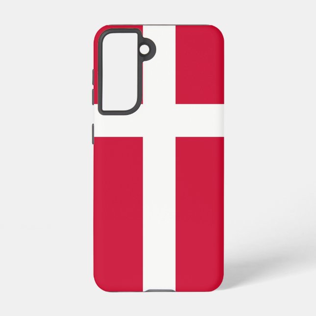 Samsung Galaxy S21 Case Flag of Denmark (Back)