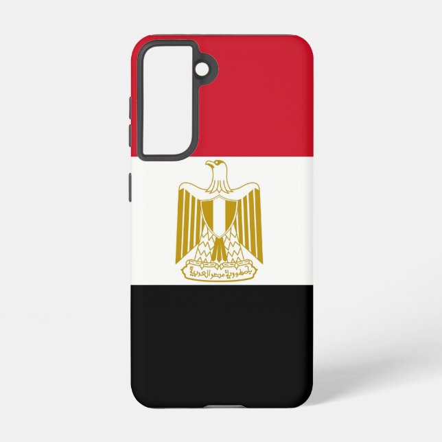 Samsung Galaxy S21 Case Flag of Egypt (Back)