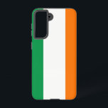 Samsung Galaxy S21 Case Flag of Ireland<br><div class="desc">Add a touch of Irish pride to your Samsung Galaxy S21 with our exclusive cover featuring the flag of Ireland! Crafted with meticulous attention to detail, this cover is more than just a protective accessory; it's a celebration of Irish heritage and cultural richness. The design proudly showcases the iconic tricolor...</div>