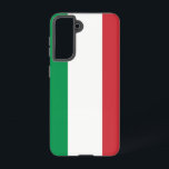 Samsung Galaxy S21 Case Flag of Italy<br><div class="desc">Add a touch of Italian pride to your Samsung Galaxy S21 with our exclusive cover featuring the flag of Italy! Crafted with meticulous attention to detail, this cover is more than just a protective accessory; it's a celebration of Italian heritage and cultural richness. The design proudly showcases the iconic tricolor...</div>
