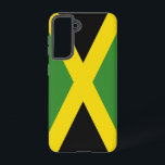 Samsung Galaxy S21 Case Flag of Jamaica<br><div class="desc">Add a vibrant touch of Jamaican pride to your Samsung Galaxy S21 with our exclusive cover featuring the flag of Jamaica! Crafted with meticulous attention to detail, this cover is more than just a protective accessory; it's a celebration of Jamaican culture and heritage. The bold design proudly showcases the iconic...</div>