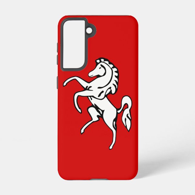 Samsung Galaxy S21 Case Flag of Kent County (Back)