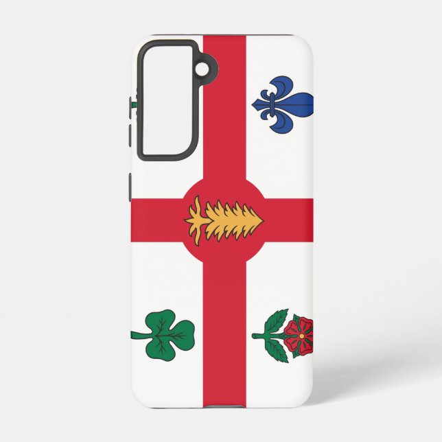 Samsung Galaxy S21 Case Flag of Montreal (Back)