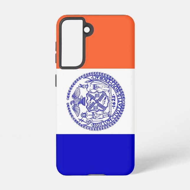 Samsung Galaxy S21 Case Flag of New York City (Back)