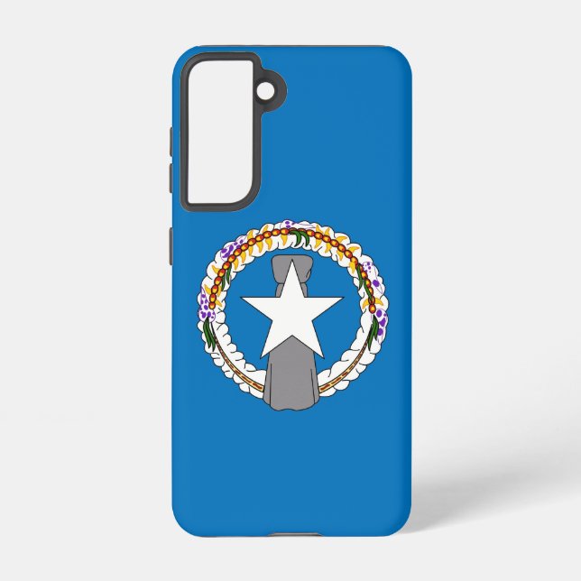 Samsung Galaxy S21 Case Flag of Northern Mariana (Back)