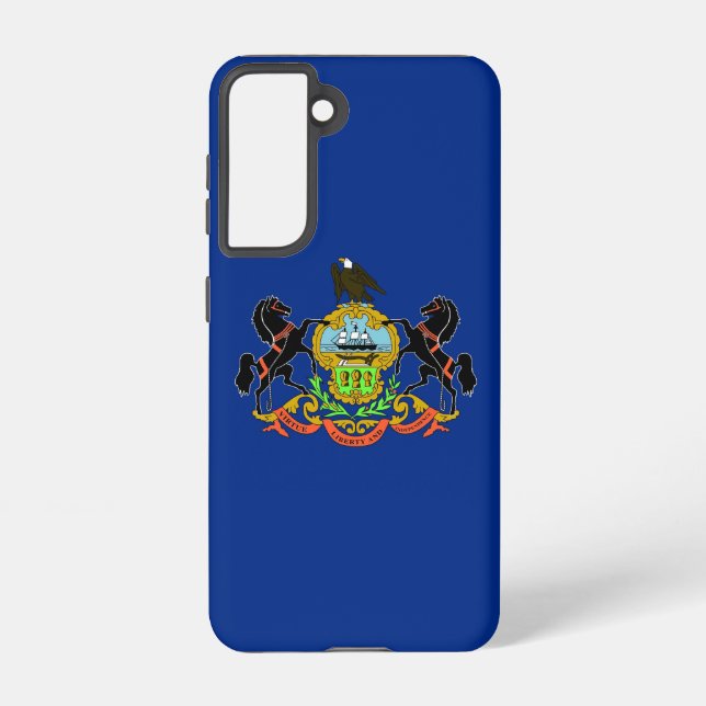 Samsung Galaxy S21 Case Flag of Pennsylvania (Back)