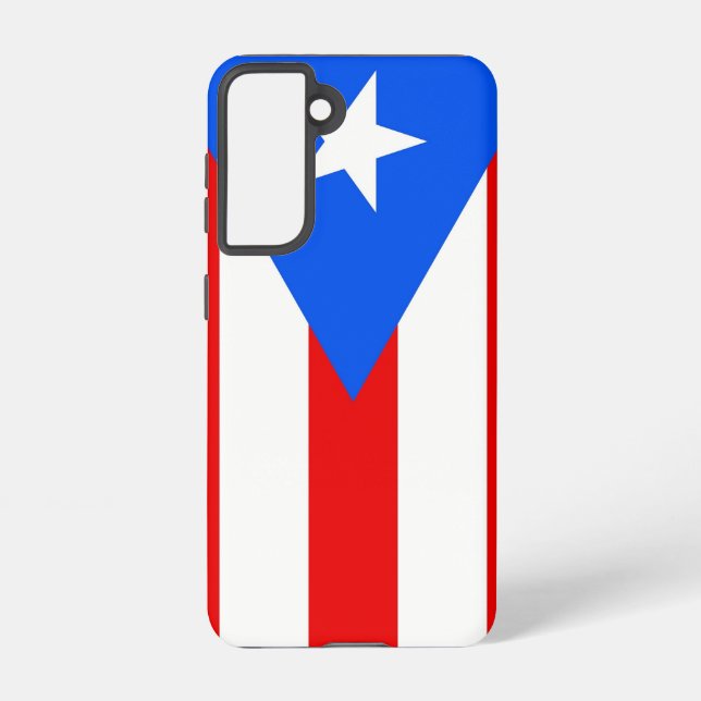 Samsung Galaxy S21 Case Flag of Puerto Rico (Back)