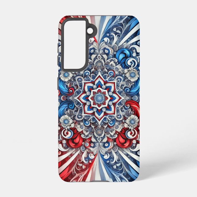 Samsung Galaxy S21 Case French Colours (Back)
