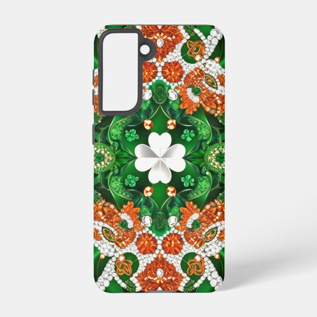 Samsung Galaxy S21 Case Irish Colours (Back)