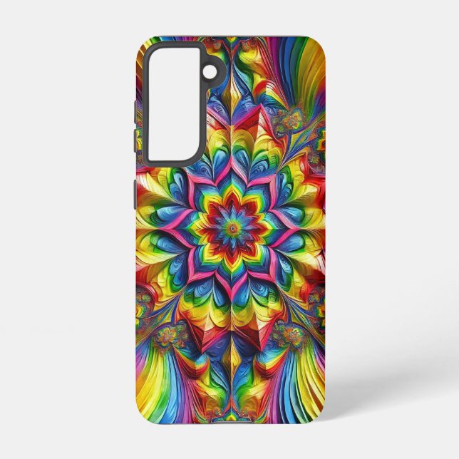 Samsung Galaxy S21 Case LGBT Colours (Back)