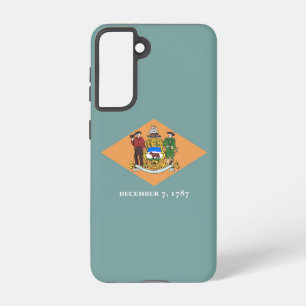 Samsung Galaxy S21 Coque Drapeau du Delaware, État