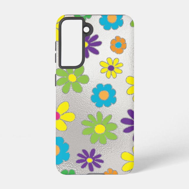 Samsung Galaxy S21 Flowery Phone Case (Back)