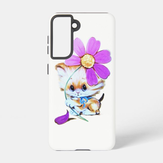 SAMSUNG GALAXY S21 Phone Case LITTLE CAT STYLE  (Back)
