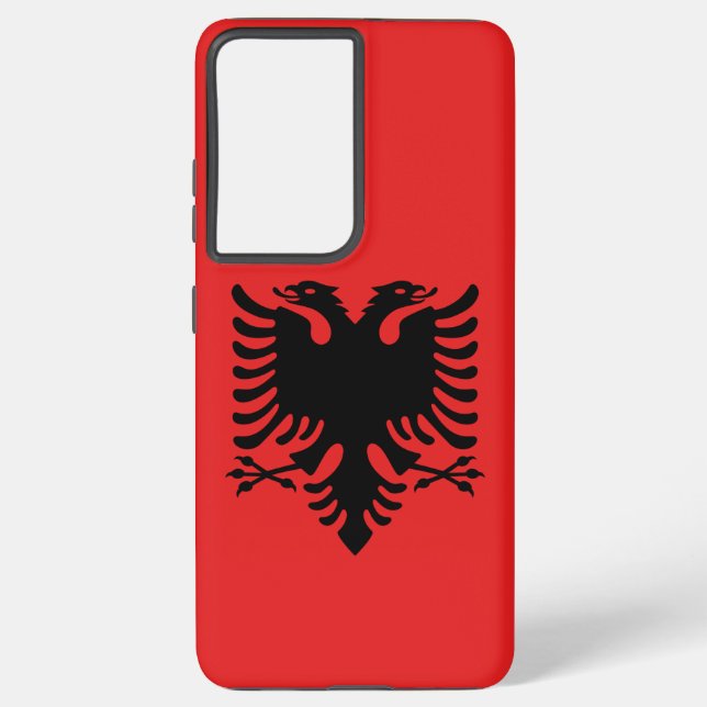 Samsung Galaxy S21 Plus Case Flag of Albania (Back)