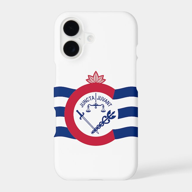 Samsung Galaxy S21 Plus Case Flag of Cincinnati (Back)