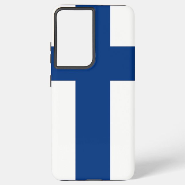 Samsung Galaxy S21 Plus Case flag of Finland (Back)