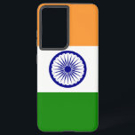 Samsung Galaxy S21 Plus Case flag of India<br><div class="desc">Add a touch of Indian pride to your Samsung Galaxy S21 Plus with our exclusive cover featuring the flag of India! Crafted with meticulous attention to detail, this cover celebrates Indian heritage and cultural richness. The design proudly showcases the iconic tricolor pattern of saffron, white, and green, with the Ashoka...</div>