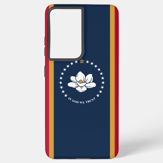 Samsung Galaxy S21 Plus Case flag of Mississippi (Back)