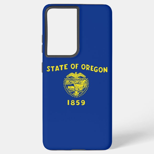 Samsung Galaxy S21 Plus Case Flag of Oregon (Back)