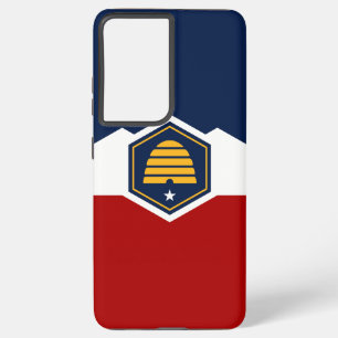 Samsung Galaxy S21 Plus Case flag of Utah, USA