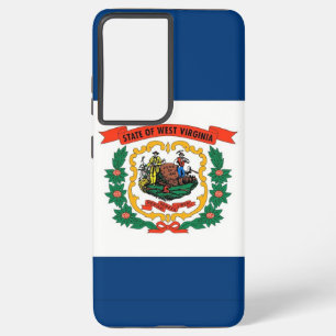Samsung Galaxy S21 Plus Case flag of West Virginia