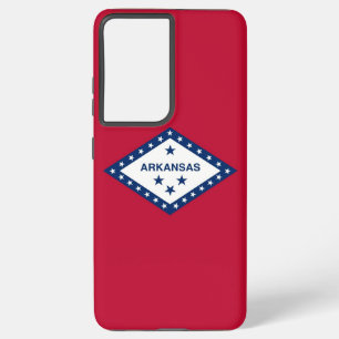 Samsung Galaxy S21 Plus Coque Drapeau de l'Arkansa