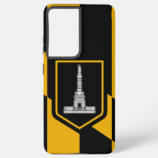 Samsung Galaxy S21 Ultra Case Flag of Baltimore (Back)