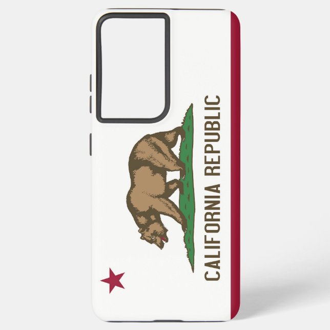 Samsung Galaxy S21 Ultra Case Flag of California (Back)