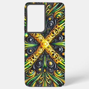 Samsung Galaxy S21 Ultra Case Jamaican Colours