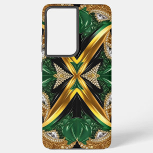 Samsung Galaxy S21 Ultra Case Jamaican Colours