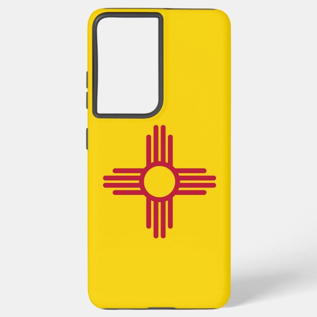 Samsung Galaxy S21 Ultra Case New Mexico flag (Back)