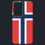 Samsung Galaxy S21 Ultra Case Norway flag<br><div class="desc">Enhance your Samsung Galaxy S21 Ultra with our exclusive phone cover featuring the bold and iconic flag of Norway. Crafted with precision and care, this cover not only safeguards your device but also celebrates Norway's rich cultural heritage. The design prominently features the distinctive red, white, and blue cross, symbolizing Norway's...</div>