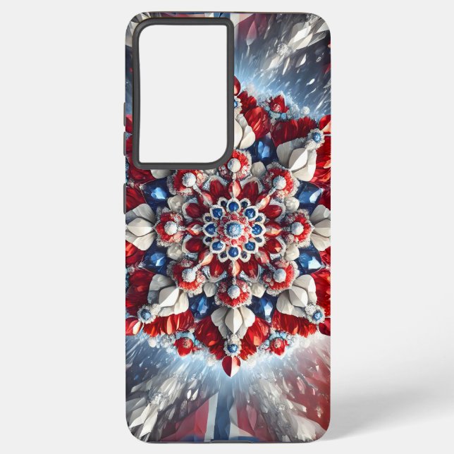 Samsung Galaxy S21 Ultra Case Norwegian Colours (Back)