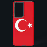 Samsung Galaxy S21 Ultra Case Turkey flag<br><div class="desc">Introducing our Samsung Galaxy S21 Ultra case featuring the flag of Turkey, designed to blend protection with a celebration of Turkish heritage! Crafted with meticulous attention to detail, this case proudly displays the red background and white star and crescent of the Turkish flag, symbolizing the nation's rich history and cultural...</div>