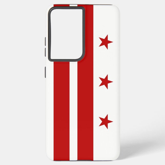 Samsung Galaxy S21 Ultra Case Washington DC flag (Back)
