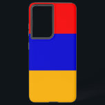 Samsung Galaxy S21 Ultra Case with Armenia flag<br><div class="desc">Transform your Samsung Galaxy S21 Ultra into a symbol of Armenian pride with our exclusive cover featuring the flag of Armenia! Crafted with meticulous attention to detail, this cover proudly showcases the iconic design of the Armenian flag. The flag features three horizontal stripes of red, blue, and orange with a...</div>