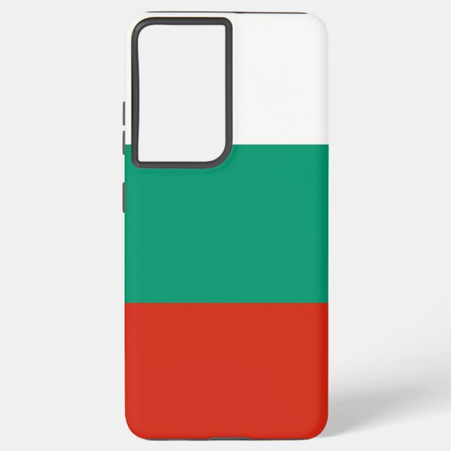 Samsung Galaxy S21 Ultra Case with Bulgaria flag (Back)