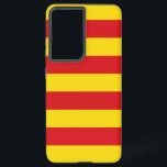 Samsung Galaxy S21 Ultra Case with Catalonia flag<br><div class="desc">Add a touch of Catalonian pride to your everyday essentials with our exclusive Samsung Galaxy S21 Ultra case featuring the flag of Catalonia! Crafted with meticulous attention to detail, this phone case is more than just a functional item; it’s a celebration of Catalonia’s heritage and cultural pride. The vibrant design...</div>