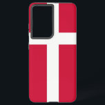 Samsung Galaxy S21 Ultra Case with Denmark flag<br><div class="desc">Transform your Samsung Galaxy S21 Ultra with our exclusive phone cover featuring the flag of Denmark! Crafted with meticulous attention to detail, this phone cover proudly displays the iconic design of the Danish flag, featuring a red background with a white Scandinavian cross. It symbolizes Denmark's rich history, cultural heritage, and...</div>
