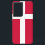Samsung Galaxy S21 Ultra Case with Denmark flag<br><div class="desc">Transform your Samsung Galaxy S21 Ultra with our exclusive phone cover featuring the flag of Denmark! Crafted with meticulous attention to detail, this phone cover proudly displays the iconic design of the Danish flag, featuring a red background with a white Scandinavian cross. It symbolizes Denmark's rich history, cultural heritage, and...</div>