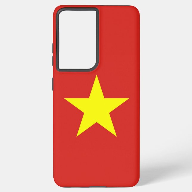 Samsung Galaxy S21 Ultra Case with flag of Vietnam (Back)