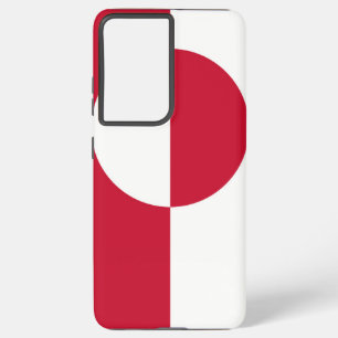 Samsung Galaxy S21 Ultra Case with Greenland flag